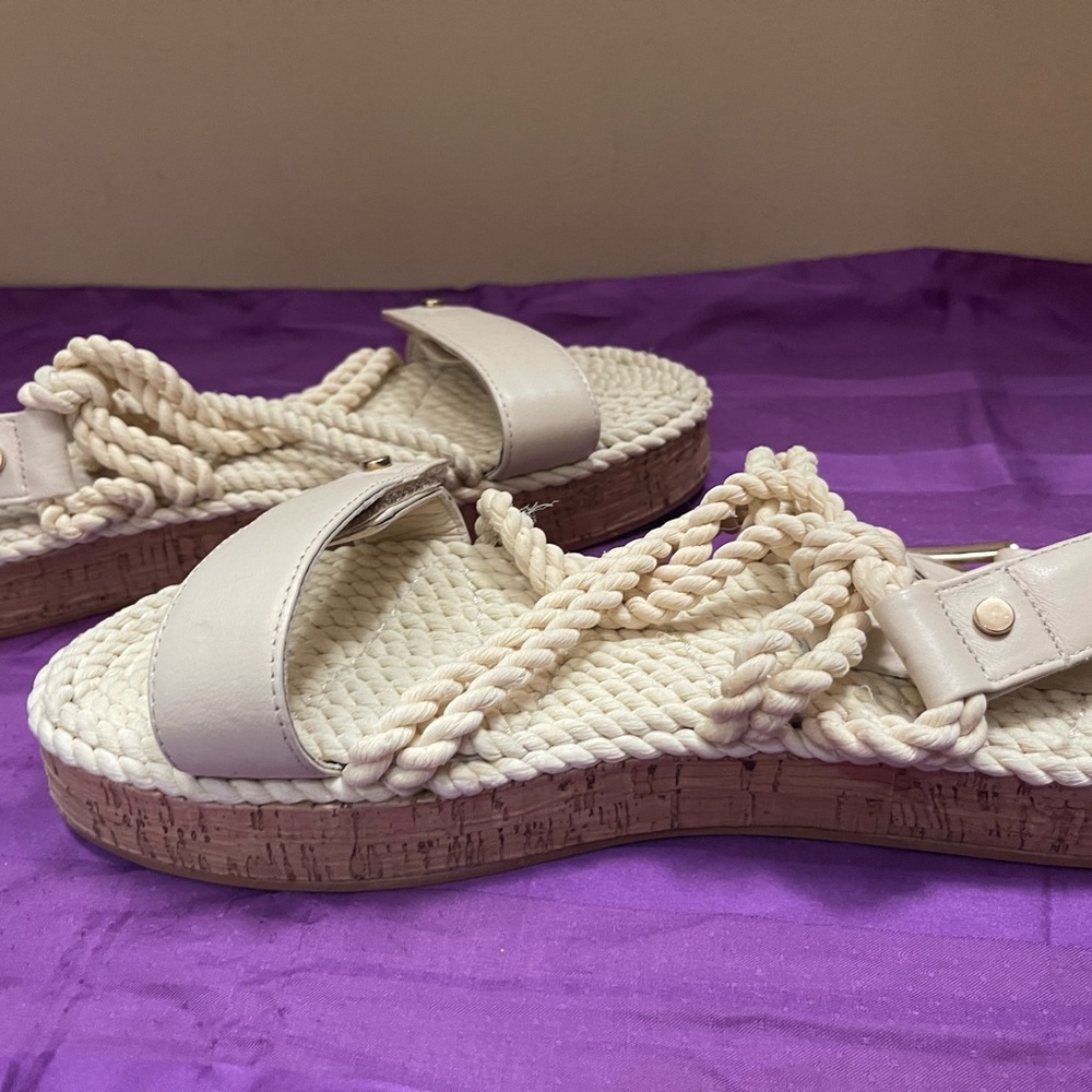 Women’s Platform Rope Sandals - Picture 2 of 4